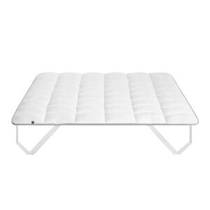 KAVE HOME Freya topmadras - hvid stof (180x200)