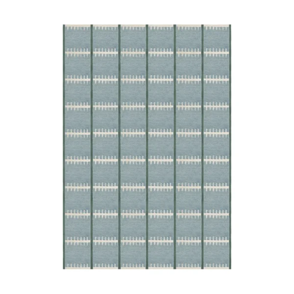 Layered Lilly uldtæppe Blue, 250x350 cm