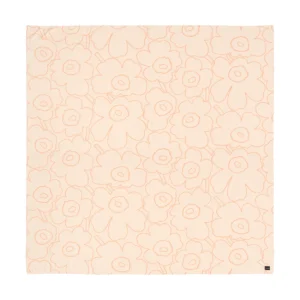 Marimekko Piirto Unikko sengetæppe 260x260 cm Beige