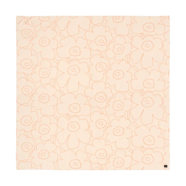 Marimekko Piirto Unikko sengetæppe 260x260 cm Beige