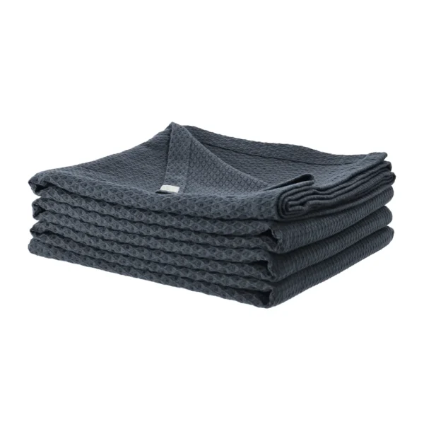 Scandi Living Kimono sengetæppe 260x260 cm Storm blue (blå)