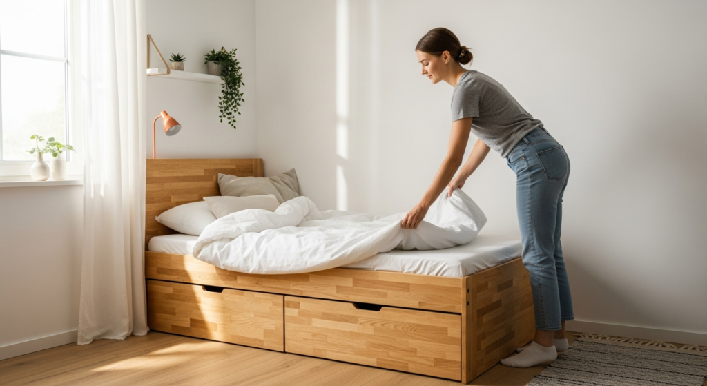 Den bedste seng til lille soveværelse