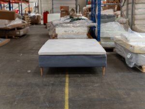Boksmadras 140x200 mørkegrå