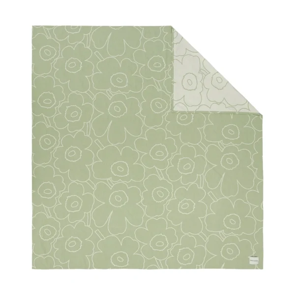 Marimekko Piirto Unikko sengetæppe 260x260 cm Pear-off white