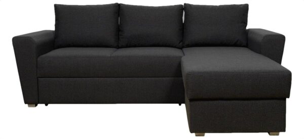 Studio sovesofa med vendbar chaiselong – koksgrå Inari 95