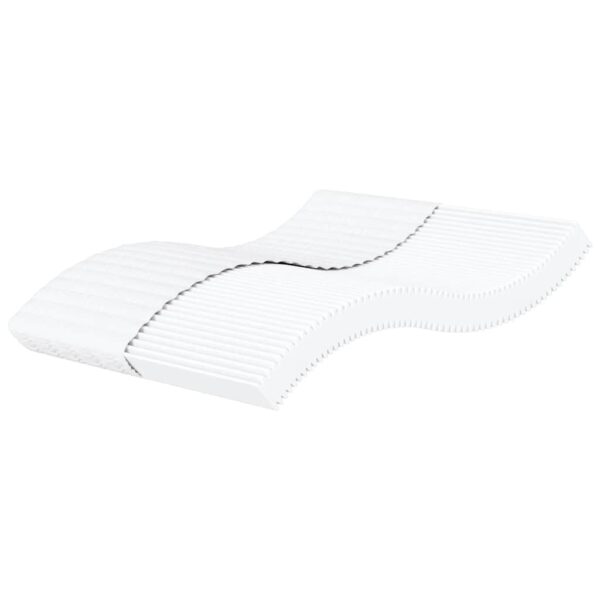 vidaXL skummadras 200x220 cm hårdhed H2 H3 hvid