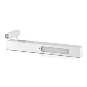 3W+3W LED hotel sengelampe - Hvid, 3000K, aluminium, væglampe - Kulør : Varm