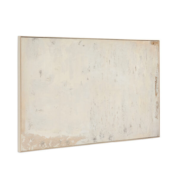 KAVE HOME Silpa abstrakt maleri, rektangulær - lys beige lærred (200x120)