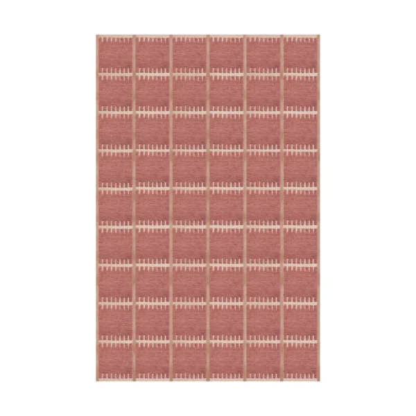 Layered Lilly uldtæppe Claret red, 200x300 cm