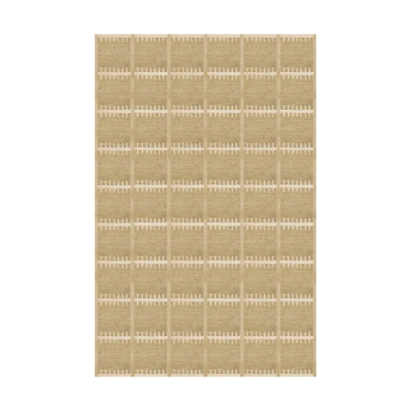 Layered Lilly uldtæppe Mustard, 200x300 cm