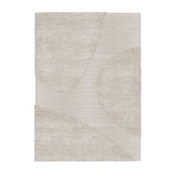 Layered Punja plasma uldtæppe 250x350 cm Sand melange