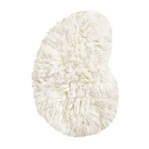 Layered Residue Shaggy uldtæppe Bone White, 250x350 cm