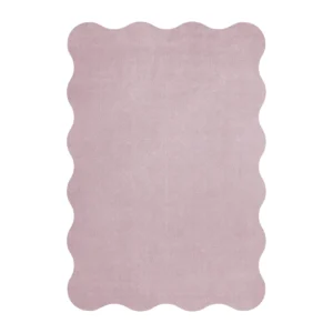 Layered Scallop uldtæppe 250x350 cm Pink lavender