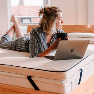 OUTLET: Topmadras økologisk naturlatex 120x200x6