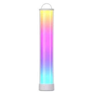 Opladelig RGBIC+CCT LED bord/natlampe - 32cm, Bluetooth, Hvid, touch dæmpbar, IP20 indendørs - Dæmpbar : Dæmpbar, Kulør : RGB + CCT (Varm til Kold Hvid)