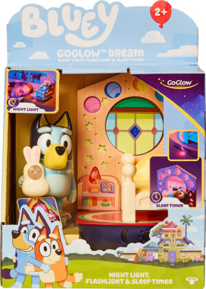 Bluey GoGlow Dream 3-i-1 Natlampe med Lommelygte og Sovetimer - 24+måneder