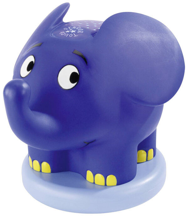 Die Maus Lullaby Starlight Natlampe med Melodi/Stjernehimmel (LED) Elefant