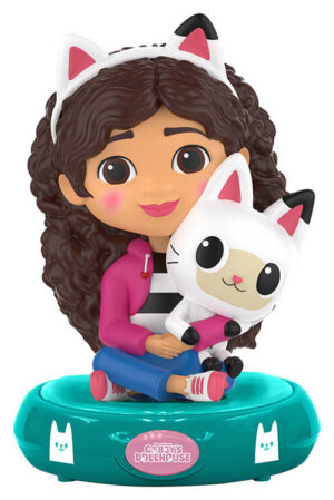 Gabby's Dollhouse 3D Natlampe med Gabby Figur - 25cm, Inkl. Batterier - 1W