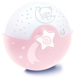 Infantino Projektor 2-i-1 - natlampe og projektor - Pink