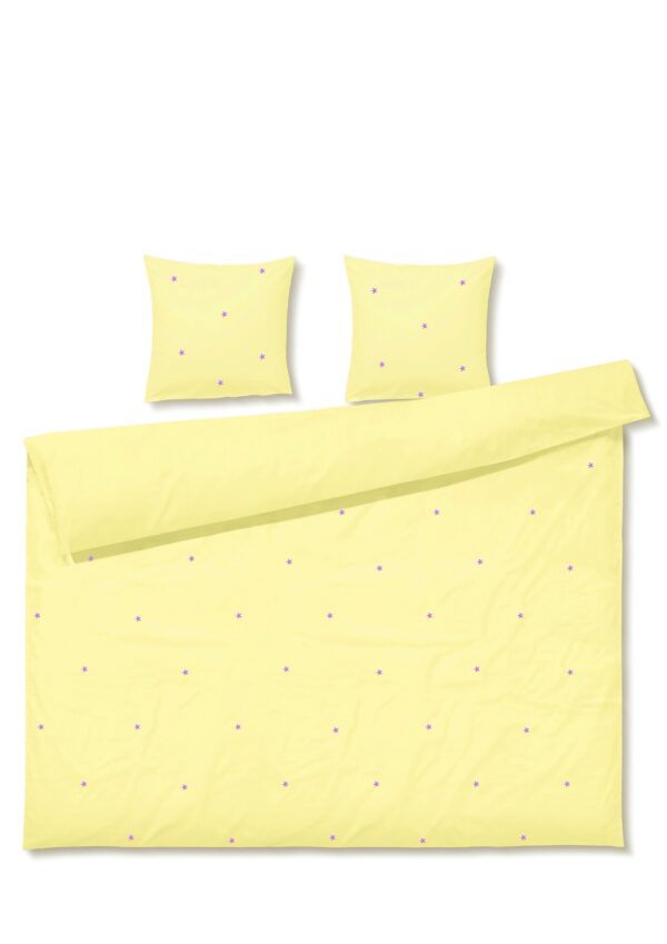 Juna - Daisy Sengetøj - Yellow - 200x220 cm