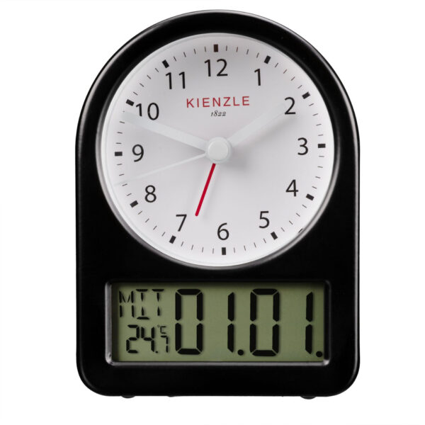 Kienzle Retro Vækkeur - Sort