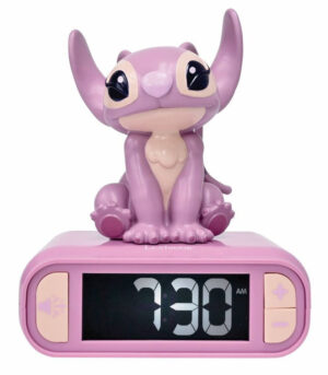 Lexibook RL800D1 Disney Stitch Vækkeur med Natlys - Angel