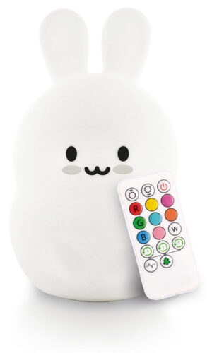 LumieWorld LumiPets Bluetooth Natlampe - 9 Farver, 12 Timer - Kanin