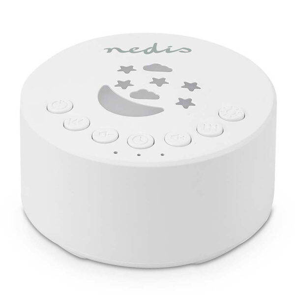 Nedis Hvid Støj Lydmaskine med Natlampe (18 timer)