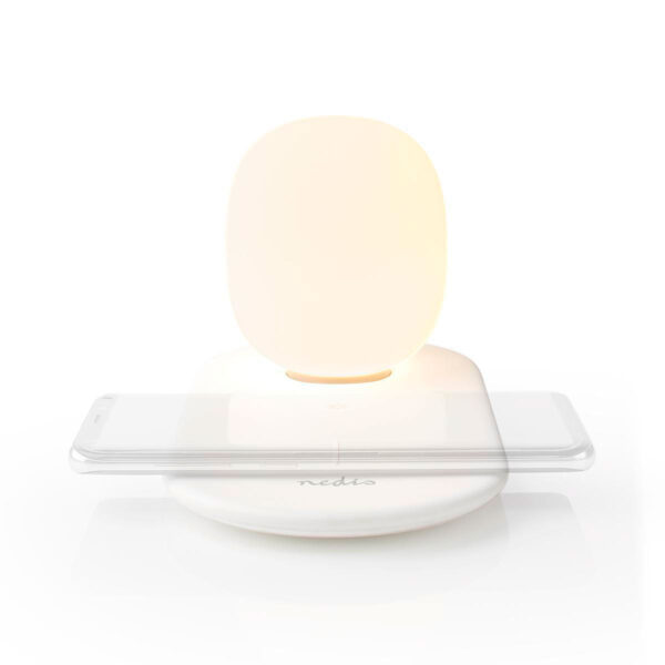 Nedis LED natlampe med Qi oplader (10W)