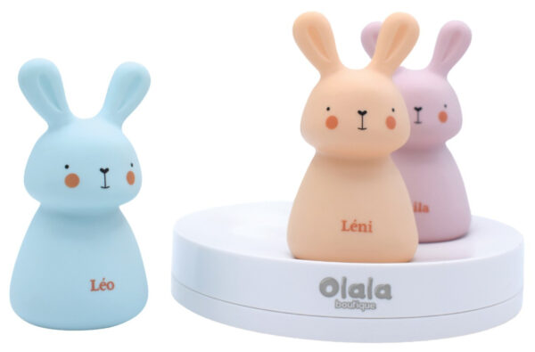 Olala Boutique Kanin Trio LED Natlampe - 12 Timer - 3 stk