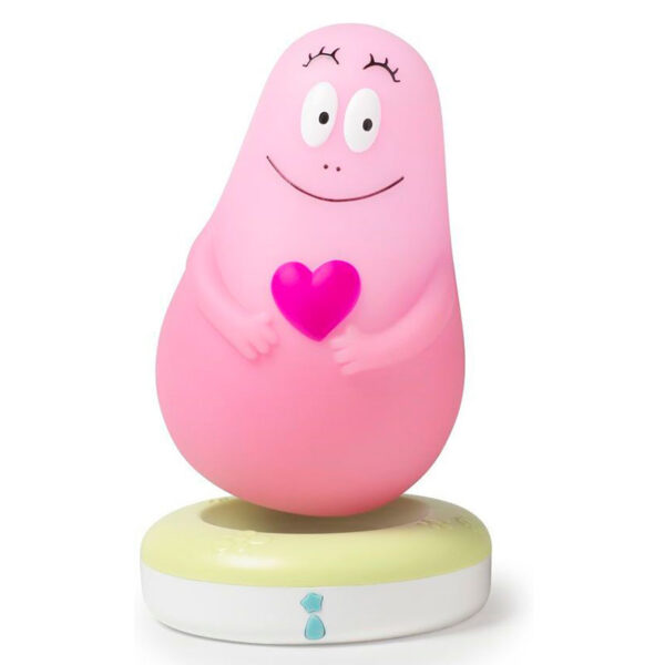 Pabobo Lumilove Barbapapa Natlampe (LED) Rød