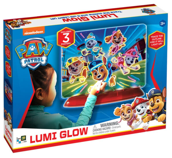 Paw Patrol Natlampe Dekoration med Lys og Lyd - 3+år - Lumi Glow
