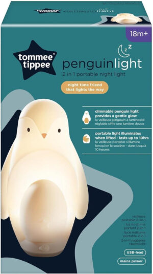 Tommee Tippee TT491008 Pingvinpute Natlampe - Hvid