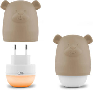 Zazu Genopladelig Natlampe - 50 Timer - Bjørnen Benny