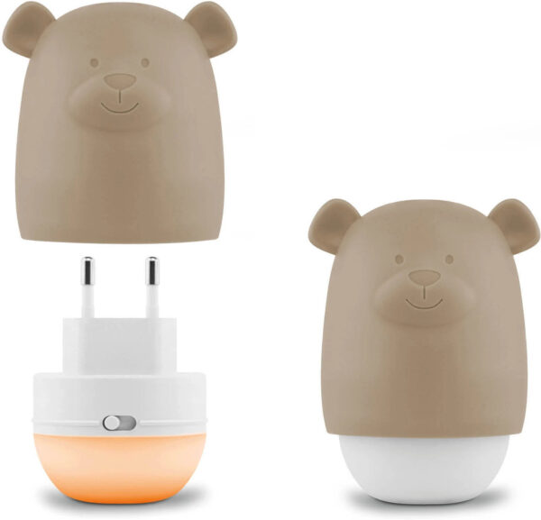 Zazu Genopladelig Natlampe - 50 Timer - Bjørnen Benny
