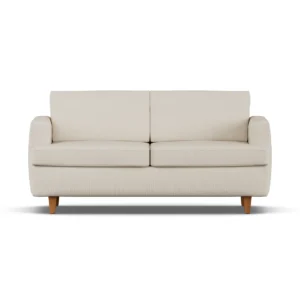 1898 Binga 2,5-personers sovesofa Jump Beige 1956-mørkbejdset ask