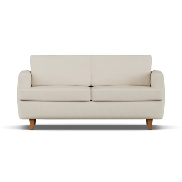 1898 Binga 2,5-personers sovesofa Jump Beige 1956-mørkbejdset ask
