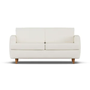 1898 Binga 2,5-personers sovesofa Jump Off White 1954-mørkbejdset ask