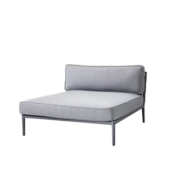 Cane-line Conic modulsofa Lys grey-daybed inkl. hynder