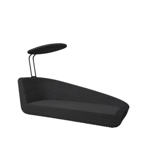Cane-line Savannah daybed Black, venstre