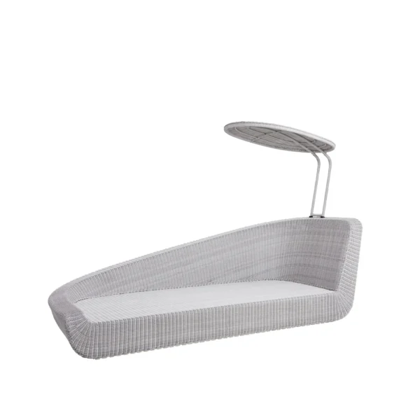 Cane-line Savannah daybed White grey, højre