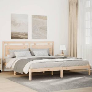 Ekstra lang sengeramme uden madras 180x210 cm massivt træ