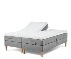 Lama Premium Elevation 180x200 - Grå / Fast/Medium / Duotop med Slids