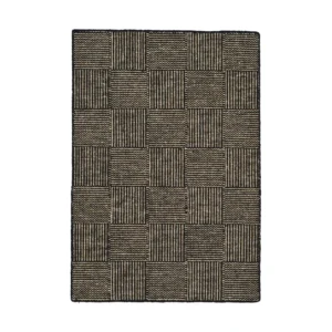 Linie Design Linie Design Chess måtte Black, 140x200 cm