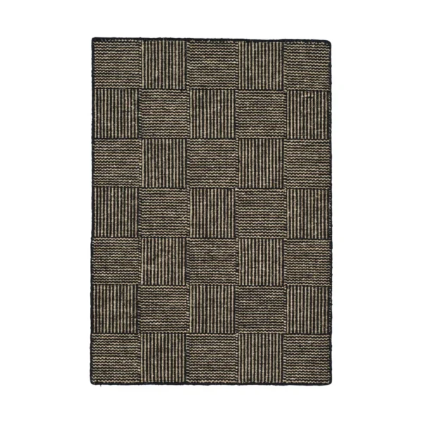 Linie Design Linie Design Chess måtte Black, 140x200 cm