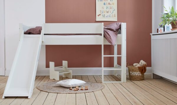 Manis-HÂ Huxie Børneseng med rutsjebane - 200cmÂ -Â 90x200