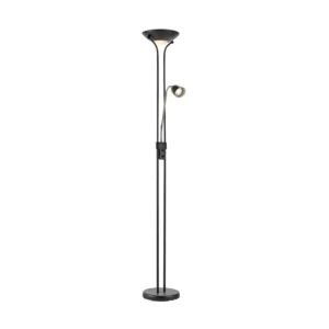 Markslöjd - Modu LED-uplight, sort, jern, læselampe, højde 180 cm, dæmpbar