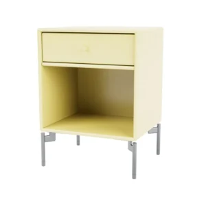 Montana Dream sengebord camomile 159, ben i krom