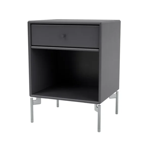 Montana Dream sengebord coal 36, ben i krom