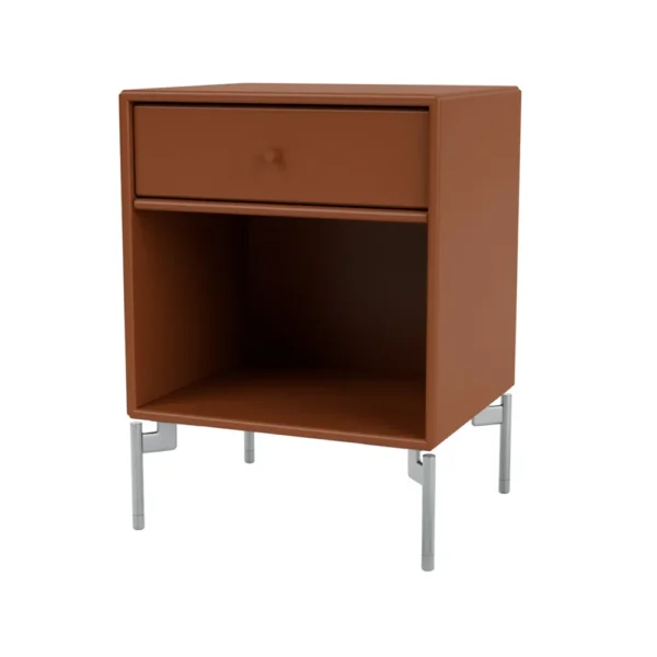Montana Dream sengebord hazelnut 146, kromben